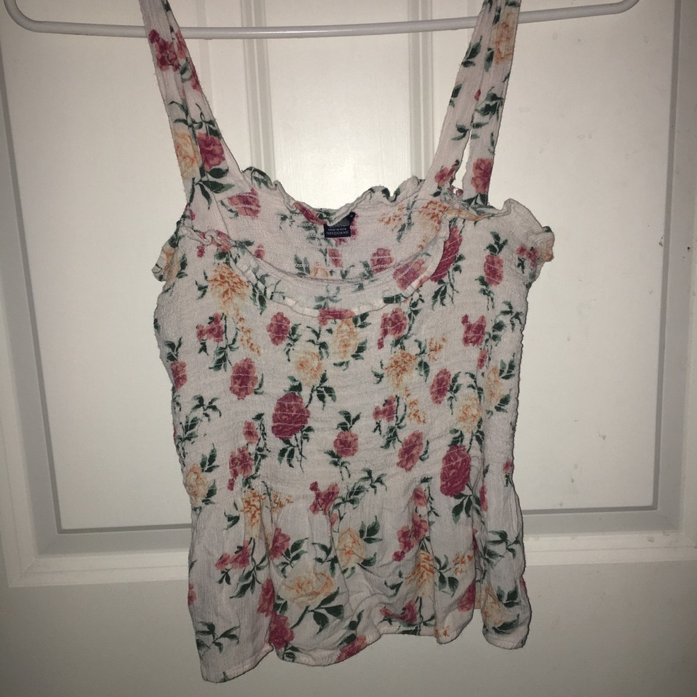 American Eagle Floral Tank Top
